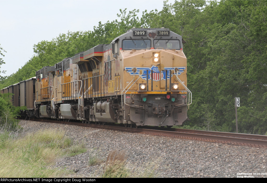 UP Loaded Rock Train